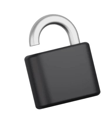 Security lock illustration